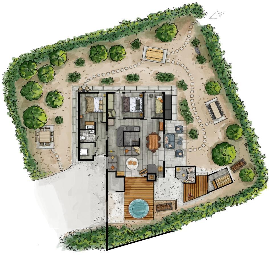 Lodge In Een Bosrijke Omgeving Met Hottub & Sauna Opt Rheezerveen Exterior photo